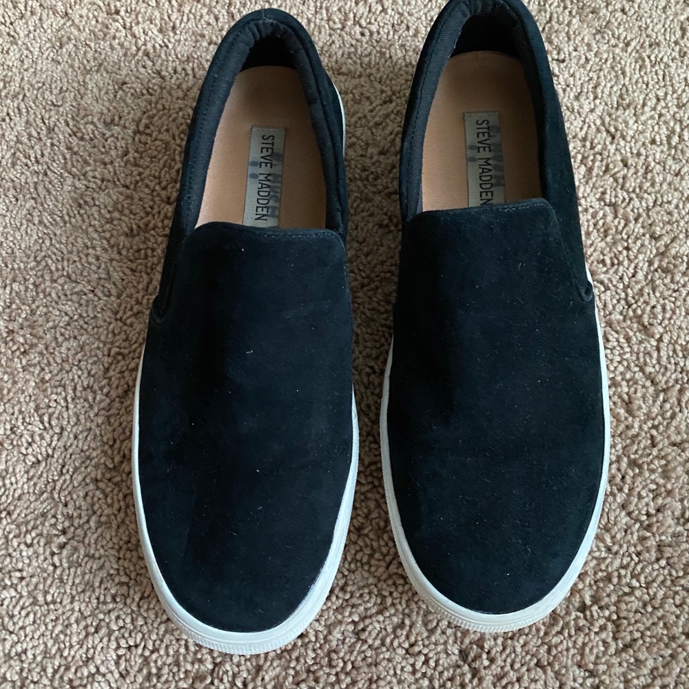 Steve Madden Casual Black Flats Shoes Size 8